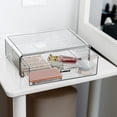 thumbnail image 3 of Cajón de Almacenamiento de Plástico Transparente para Tocador, Baño, Mesa, Organizador de Tocador de Escritorio, Almacenamiento de Cajones Apilable Transparente, 3 of 6