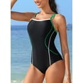 thumbnail image 6 of Asoul Athletic One Piece Swimsuits for Womens Adjustable Straps Bathing Suits Tummy Control Swimwear, 6 of 7