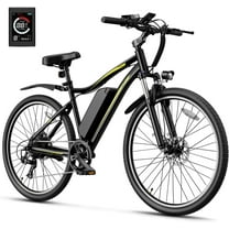 Heybike 27.5'' Electric Bike for Adults, 1200W Peak Brushless Motor, 480WH Removable Battery Electric Mountain Bike, Shimano 7-Speed and Front Fork Suspension UL2849