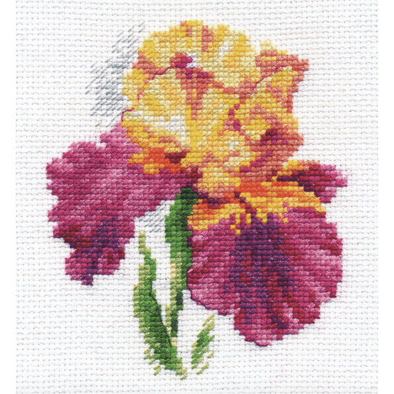 Cross-Stitch Kit Flowers Irises 0-136 Embroidery
