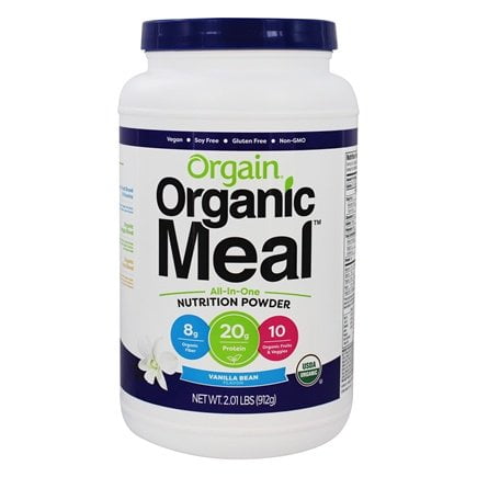 Orgain Organic Meal All-In-One Nutrition Vanilla Bean, 2.01 LB