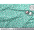 thumbnail image 3 of Soimoi Cotton Voile Fabric Leaves & Floral Block Print Sewing Fabric Yard 56 Inch Wide, 3 of 3