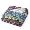 thumbnail image 2 of LHSHID To My Nephew Throw Blanket Soft Fuzzy Fleece Blanket For Couch Bed Living Room Decoration 50x60in, 2 of 6