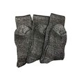 thumbnail image 4 of Sierra Socks Men Full Cushion 3 Pair Pack Crew Socks M1818 (Black, Fits men's shoe size 9-12), 4 of 6