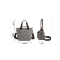 thumbnail image 3 of Bolsa Moderna Y Urbana De Lona De Gran Capacidad Para Mujer, 3 of 5