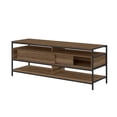 thumbnail image 4 of 58 Inch Wood and Metal Entertainmnet TV Stand with 2 Drawers, Brown and Black, 4 of 7
