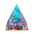 thumbnail image 3 of Pyramid de cristal natural Peridot Curreación de piedra Chakra Reiki Decoración del hogar, 3 of 5