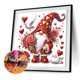 thumbnail image 5 of Pintura de diamante 5D DIY, taladro parcial con forma especial, decoración de gnomo de corazón, 30x30cm, 5 of 9