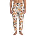 thumbnail image 2 of Sweatpants for Men - Foxes and Floral Harmony Adjustable Elastic Band Mens Joggers With Pockets, Athletic Workout Gym Casual Track Pants for Men, 2 of 7