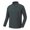 AB66 Dark Gray, variant on Tisuna Long Sleeve T-Shirts For Men Lightweight Stand Collar Tops Men Solid Tshirts For Fitness Sports Size L