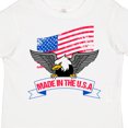 thumbnail image 4 of Inktastic American Flag Made in the USA with Bald Eagle Boys or Girls Toddler T-Shirt, 4 of 5