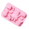thumbnail image 4 of Biscuit Mold 9-grid DIY Prop Baking Tool Exquisite High-temperature Resistance Interactive Household Accessories Silicone Molds Pink, 4 of 9