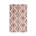 thumbnail image 2 of Taluah Hand-Crafted Modern Diamond Geometric Cotton and Wool Indoor Area Rug - 2' x 4', Apricot-Brick Red, 2 of 6