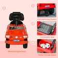 thumbnail image 3 of Aosom Kids Ride On Push Car,Suv Style Sliding Walking Car for Toddle with Horn,Music,Working Lights,Hidden Storage and Anti-Dumping System,Red,Red Plastic Toys Kids Bikes Riding Toys, 3 of 10