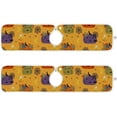 thumbnail image 2 of Pumpkins Spider Candy Corn Sink Splash Guard for Faucet 2 Packs Faucet Absorbent Mats, Halloween Theme Faucet Handle Drip Catcher for Kitchen, Bathroom,Sink Mat, Dish Drying Mat, 14.9"x5.5", 2 of 7
