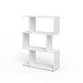 thumbnail image 7 of Leumius 3-Shelf Bookcase,Freestanding Book Shelf, Home Office Bookcase, Storage Shelving Unit for Bedroom, Living Room,White, 7 of 7