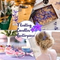 thumbnail image 4 of 50 Pieces Artificial Flowers for Floating Candles Centerpiece Flower Filler for Floating Candles 7.9 Inch Flower Filler Vase Fillers Filling In Floating Candles for Wedding Dinning Table Party Home, 4 of 7