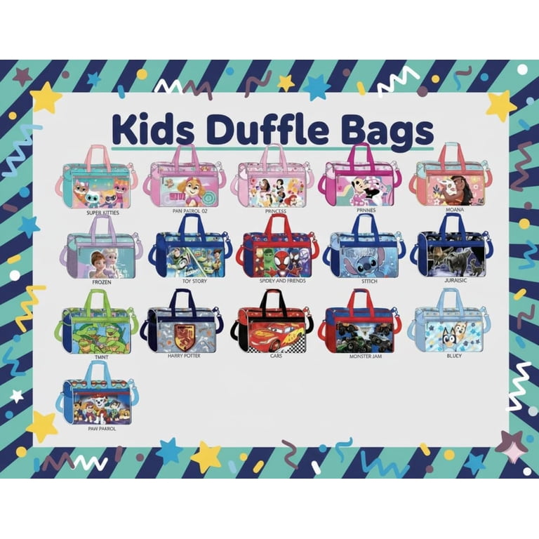 Monster Jam Kids Duffle Bag, Truck-Themed Travel Bag photo 5