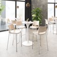thumbnail image 1 of Ace Barstool (Set of 2) Light Pink & Silver, 1 of 8