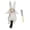 C, variant on Handmade Cat Plush Backpack, Animal Shaped Backpack Toy Realistic Furry Cat Bag with Random Bow Tie & Random Comb, Perfect for Travel & Daily Use