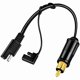 thumbnail image 1 of HAYAN BMW Cigarette Lighter Splitter Adapter - SAE Connector to DIN Plug for Car Power Charger Port, 1 of 1