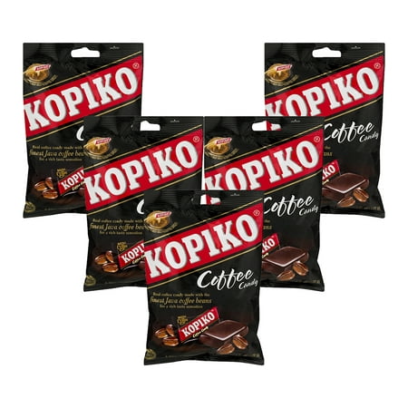 (5 Pack) Kopiko Mini Coffee Candy, 4.23 Oz