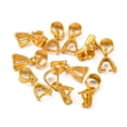 thumbnail image 5 of 100pcs Brass Ice Pick Pinch Bails Golden 9mm Hole: 4x5mm, 5 of 6