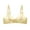 Yellow, variant on Jsaierl Womens Bras Plus Size Lift T-shirt Bras Cotton Full Coverage Bralettes Stretch Daily Full Figure Bras