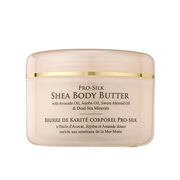 RIVAGE NATURAL DEAD SEA MINERALS Pro-Silk SHEA BODY Butter 200ML ENHANCED with DEAD SEA SALT