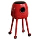 thumbnail image 4 of Innovador bote de basura alto con ruedas, contenedor de reciclaje de doble capa para espacios estrechos. Rojo, 4 of 9