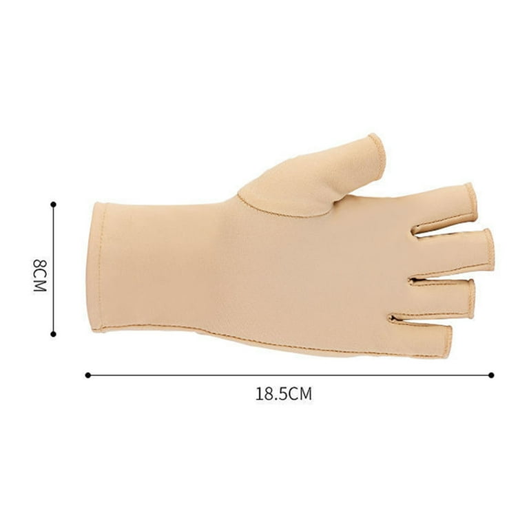 Ayyufe Sun Protection Gloves 1 Pair Wide Application Ultra-Thin Convenient  All-Purpose Anti-UV Riding Nail Art Gloves