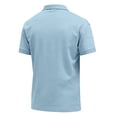 thumbnail image 4 of Evdexr Mens 250 Anniversary Usa Polo Shirts Patriotic Short Sleeve Shirts 1776 2026 Button Down Stars and Stripes T Shirts 4th Of July Loose Fit Golf Tops Light Blue 2XL, 4 of 4