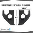 CROSSDESIGN Kick Panels No Speaker Installed Fit for Chevrolet / GM