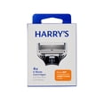 thumbnail image 1 of Harry's Original Blades - Men's Razor Refill Pack for Smooth Shaving - Razor Head Replacement - Five Sharp Blades - Flexible Hinge - Moisture Strip - Precision Trimmer - 4 Count, 1 of 6
