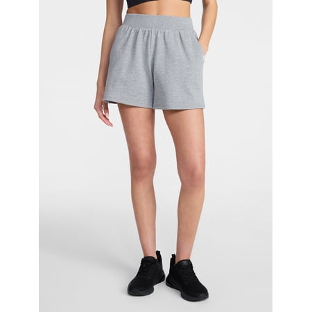 Athletic Works Women's French Terry Shorts, 3" Inseam, Sizes XS-XXXL