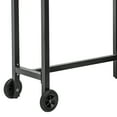 thumbnail image 6 of Dextrus 39" Rectangular Iron Plate Patio Bar Table with Sturdy and Weather-Resistant Features, Gray, 6 of 6