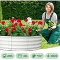 thumbnail image 7 of ChaoLink 3x3x1 FT Raised Garden Beds,2 Pack Galvanized Raised Garden Bed for Gardening, Round Metal Planter Box for Flower Plants, 7 of 7