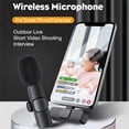 thumbnail image 5 of Wireless Microphone 1in2 Lavalier Mobile Phone Live Broadcast Equipment Bluetooth Radio Microphone Wireless Lavalier Microphone, 5 of 9