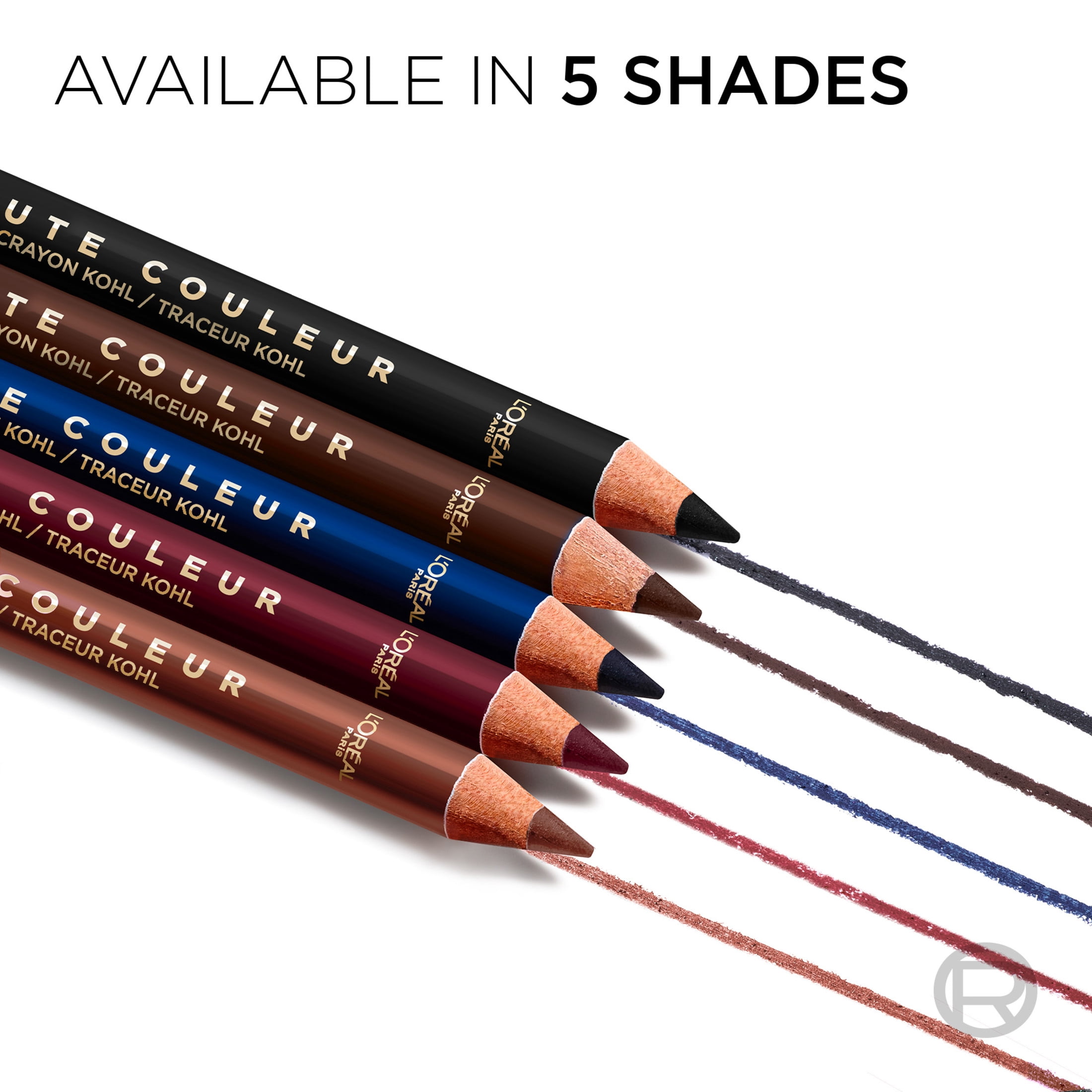 L'Oreal Paris Haute Couleur Kohl Pencil Eyeliner, Burgundy Cashmere, 0.03 oz