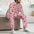 thumbnail image 7 of Lsque Dachshund Dog Puppy Pattern Long Sleeve Pajama Set for Men - Soft 2-Piece Sleepwear and Loungewear Set with Pockets, Comfy Nightwear-XX-Large, 7 of 7