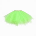 thumbnail image 4 of mgoYE Girl's Short Vintage Ballet Bubble Puffy Tutu Petticoat Skirt(Light Green,2-12 Years), 4 of 4