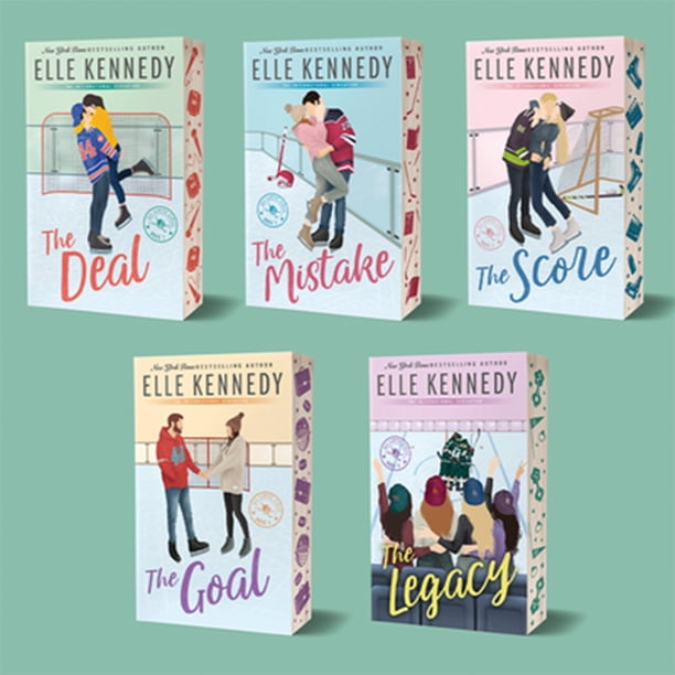Off-Campus Series By Elle Kennedy 5 Books Sprayed Edge Box Set