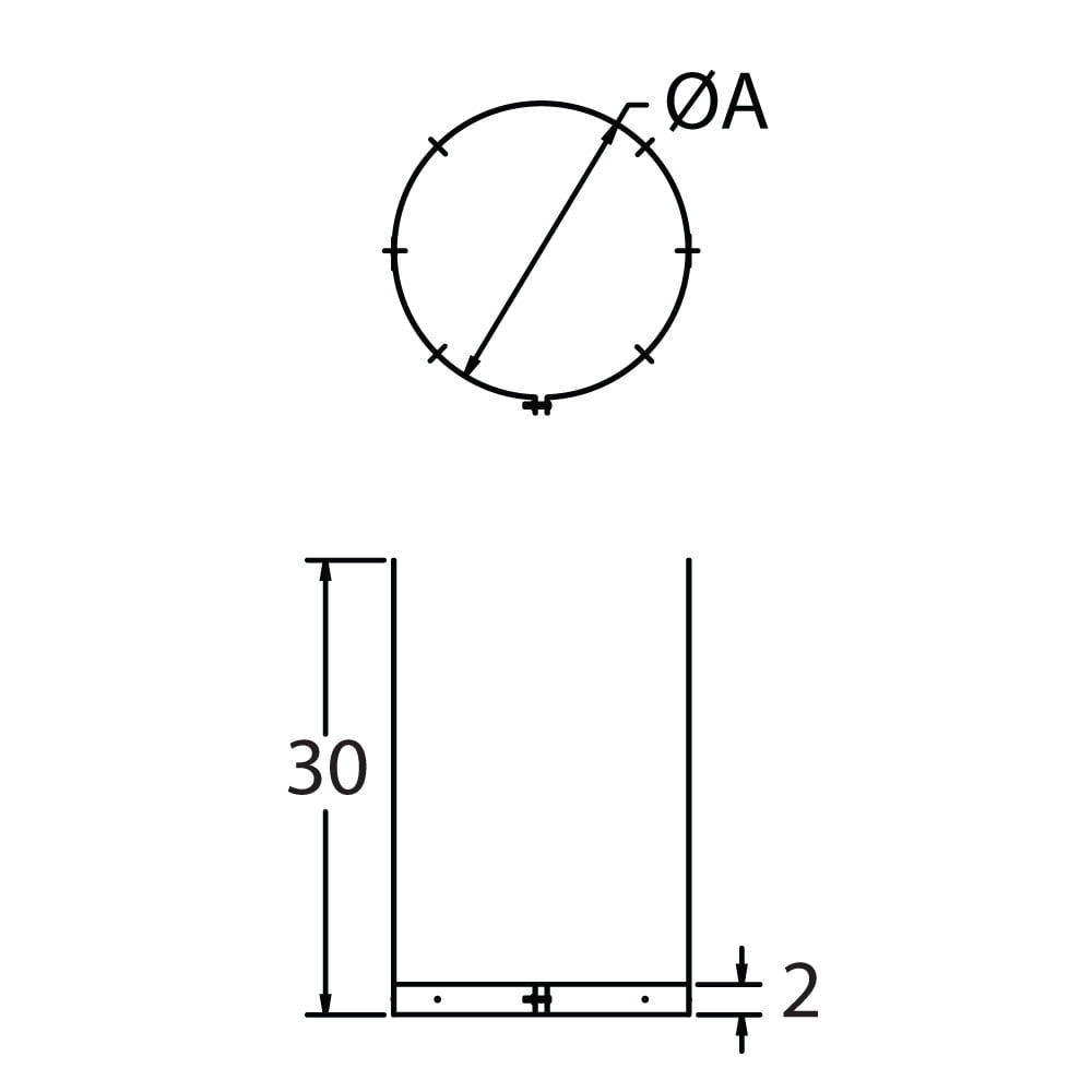 Duravent 16DCA-ES 16" Inner Diameter - Silver