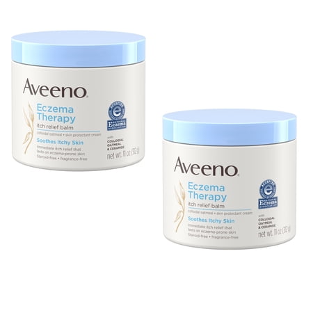 Aveeno Eczema Therapy Itch Relief Balm with Colloidal Oatmeal, 11 oz - 2 Pack