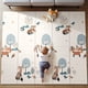 thumbnail image 4 of UANLAUO Baby Play Mat, Reversible, Waterproof Foam Padded Play Mat for Infants, Babies, Toddlers, Plays and Tummy Time, Foldable, 71x59 Inches Baby Crawling mat with Travel Bag for Indoor and Outdoor, 4 of 5
