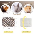 2 count Bunny Bed, Washable Bed, Double-Sided Fleece Sleeping Pad for ...