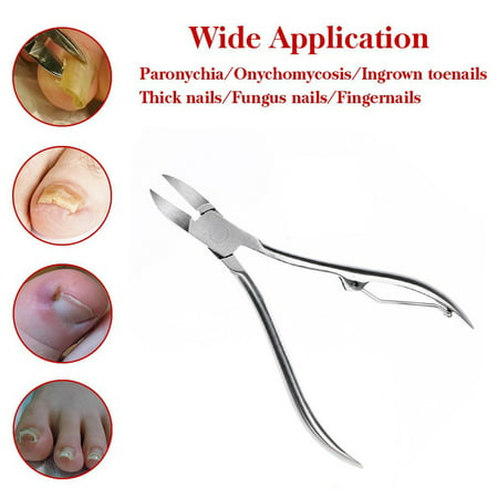 1 Piece Toenail Clipper Thick Ingrown Curticle Nipper Nail Cutter Pedicure Tool Foot (Best Tool To Remove Ingrown Toenail)