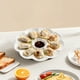 thumbnail image 5 of pstuiky Platos Jiaozi con vinagre platos de plástico para aperitivos platos comerciales para camarones fritos y sushi., 5 of 6
