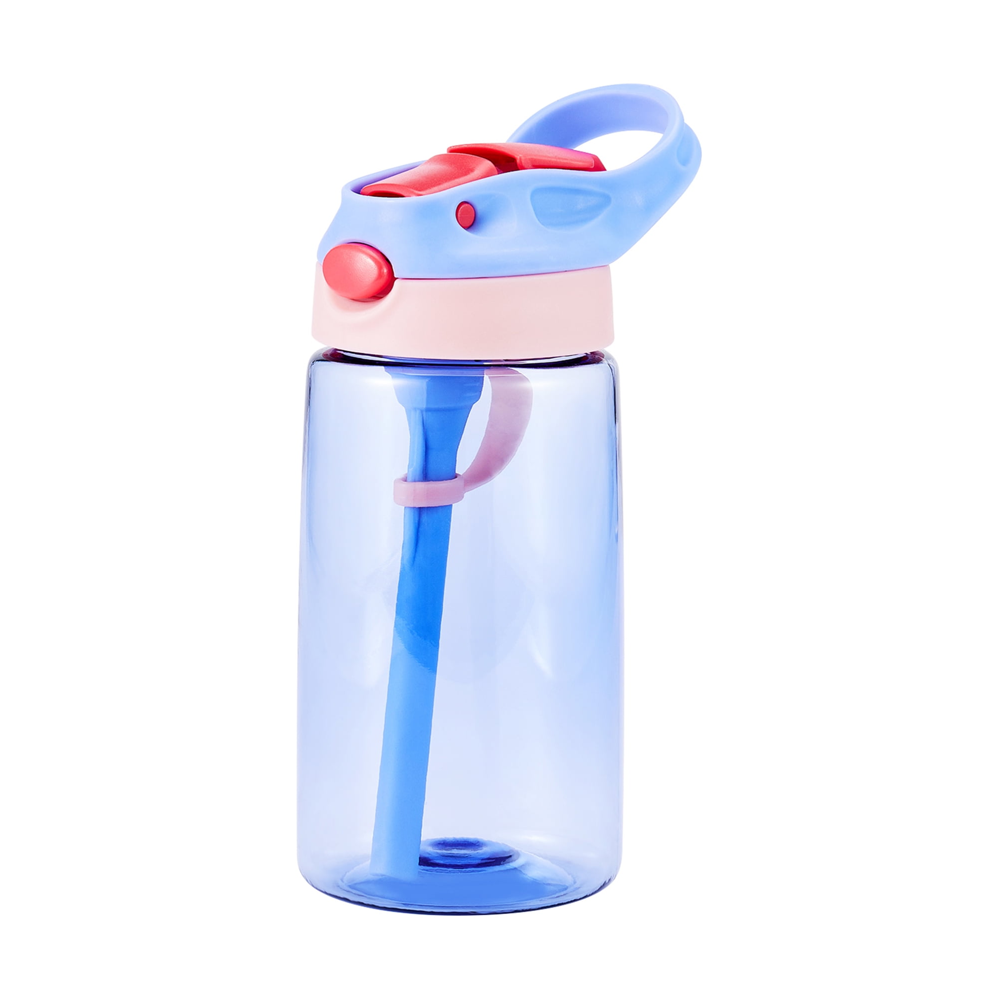 Oldley 15 fl oz Kids Water Bottle for School with 2 Lids (Straw/Chug) Girls  Bottle