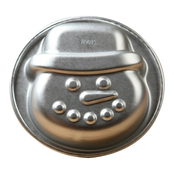 HJQEQVD Mini Christmas Snowman Shape Cake Pan Pie Molds, Cake Tin Non Stick Bakeware for Christmas Cake Chocolate Fondant Sweets Baking Molds Clearance Sale Silver